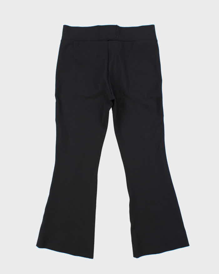Helmut Lang Black Flared Leggings - M