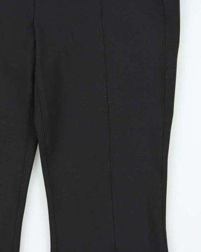 Helmut Lang Black Flared Leggings - M