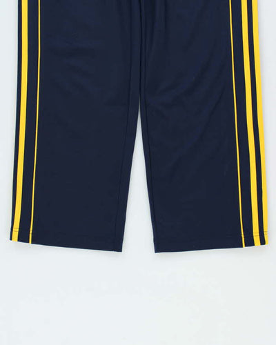 Vintage Women's Adidas Wide Leg Tracksuit Bottoms - L