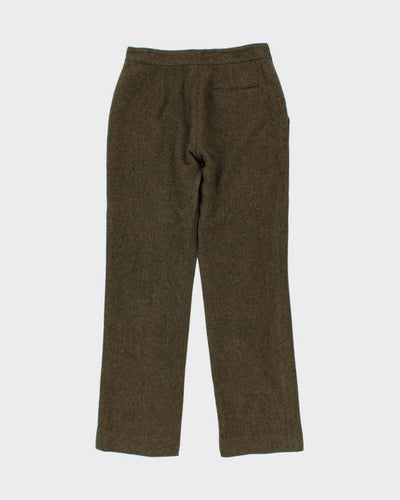 Vintage 90s Women's Lauren Ralph Lauren Wool Tweed Straight Leg Trousers - W30 L32