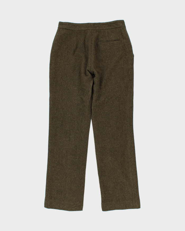 Vintage 90s Women's Lauren Ralph Lauren Wool Tweed Straight Leg Trousers - W30 L32
