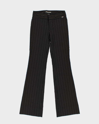 Vintage Y2K 00s Guess Pinstriped Flared Trousers - W28 L34