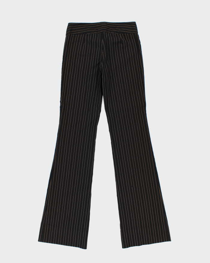 Vintage Y2K 00s Guess Pinstriped Flared Trousers - W28 L34