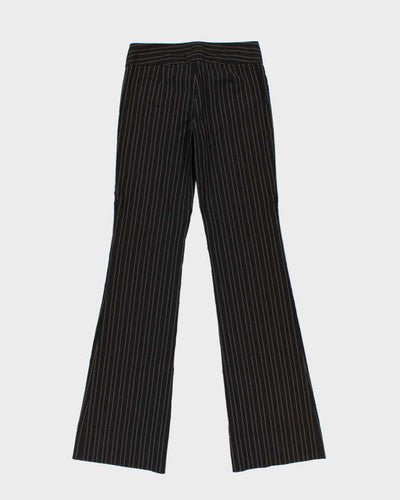 Vintage Y2K 00s Guess Pinstriped Flared Trousers - W28 L34