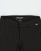 Vintage Y2K 00s Guess Pinstriped Flared Trousers - W28 L34