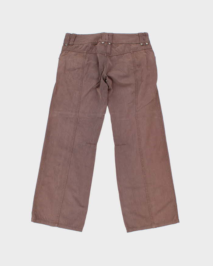 Vintage Y2K 00s Diesel Low Rise Wide Leg Cargo Style Bootcut Trousers - W32 L31