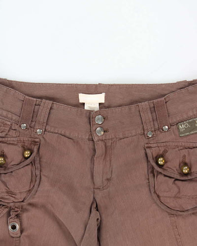 Vintage Y2K 00s Diesel Low Rise Wide Leg Cargo Style Bootcut Trousers - W32 L31