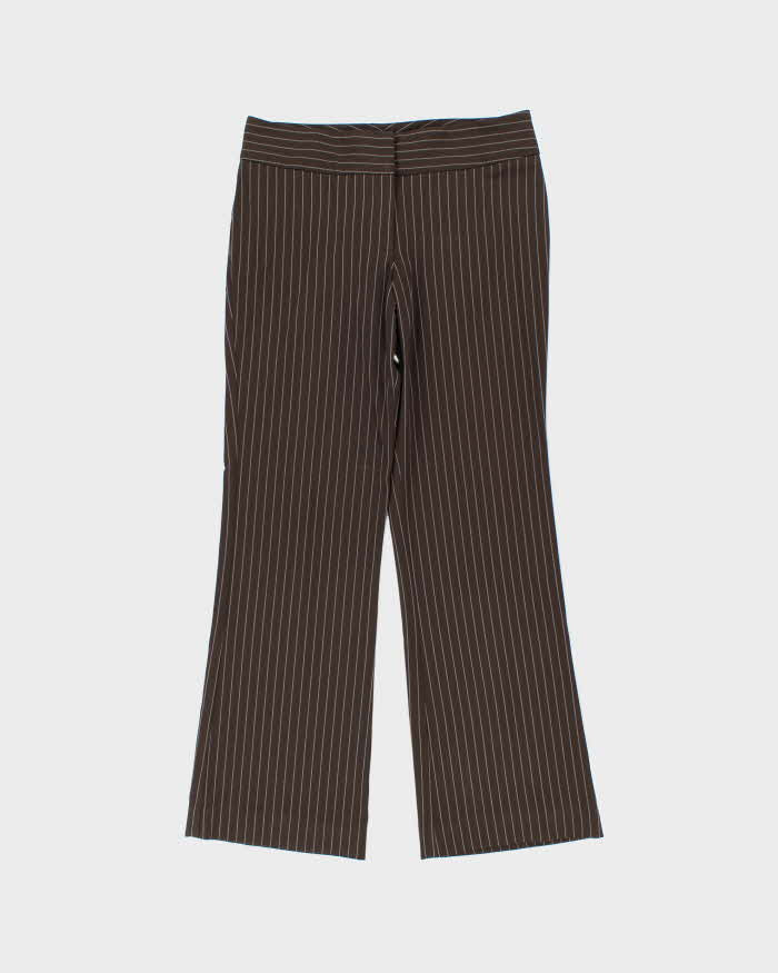 Vintage Y2K 00s Women's Tommy Hilfiger Striped Mid Rise Bootcut Trousers - W31 L30