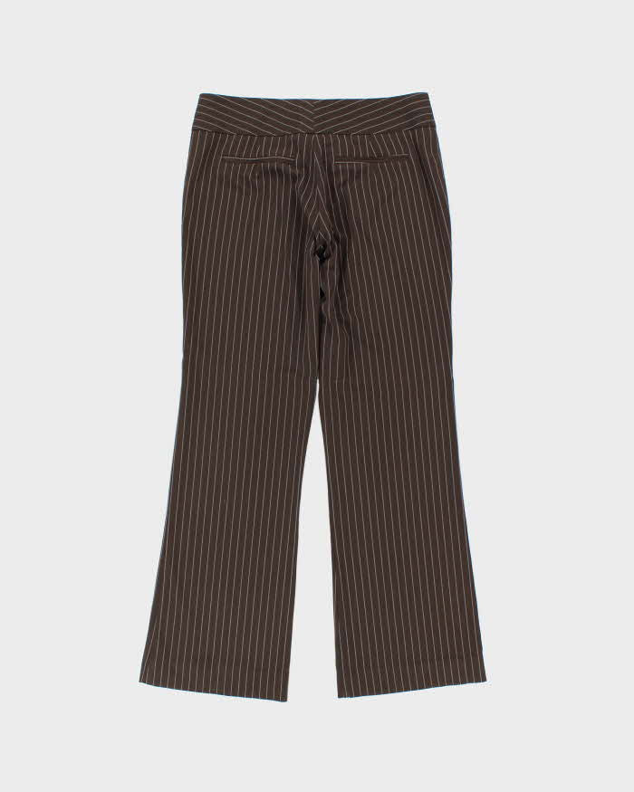 Vintage Y2K 00s Women's Tommy Hilfiger Striped Mid Rise Bootcut Trousers - W31 L30