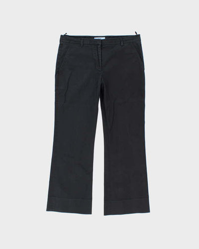 SS2015 Prada Women's Low Rise Big Cuff Bootcut Trousers - W34 L27