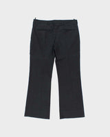SS2015 Prada Women's Low Rise Big Cuff Bootcut Trousers - W34 L27
