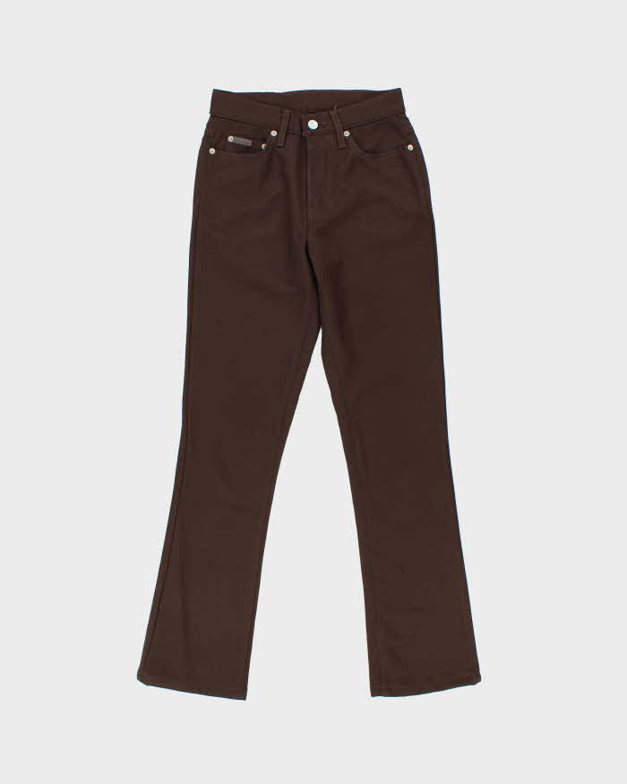 Vintage Y2K 00s Women's Calvin Klein High Waisted Bootcut Trousers - W26 L30