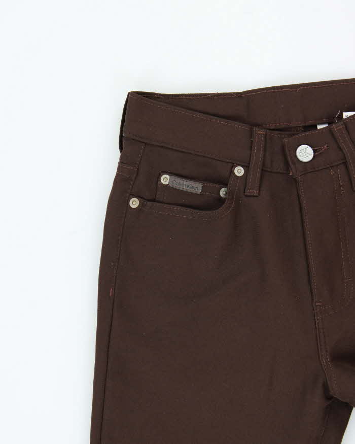 Vintage Y2K 00s Women's Calvin Klein High Waisted Bootcut Trousers - W26 L30