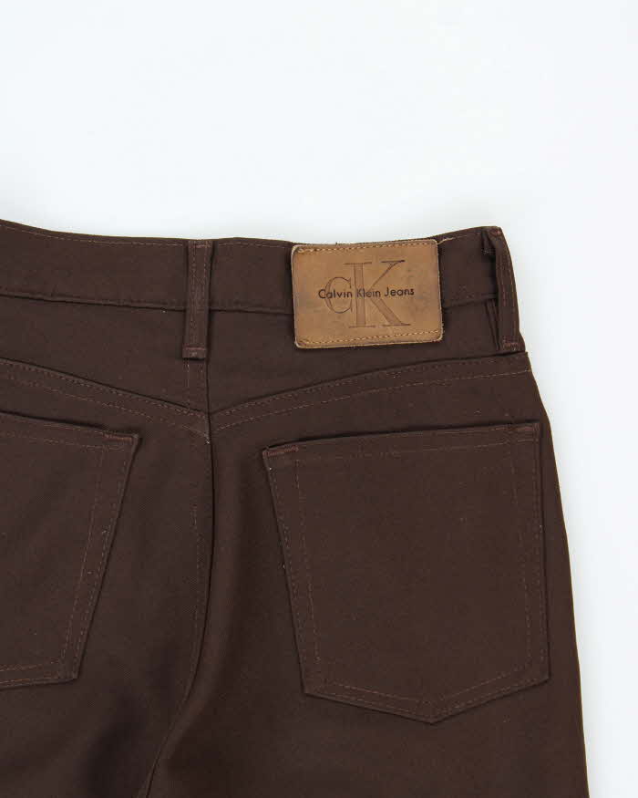 Vintage Y2K 00s Women's Calvin Klein High Waisted Bootcut Trousers - W26 L30