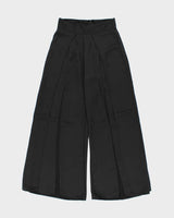 Vintage 1990s Women's Satin Open Flared Wide Leg Trousers - W28 L30