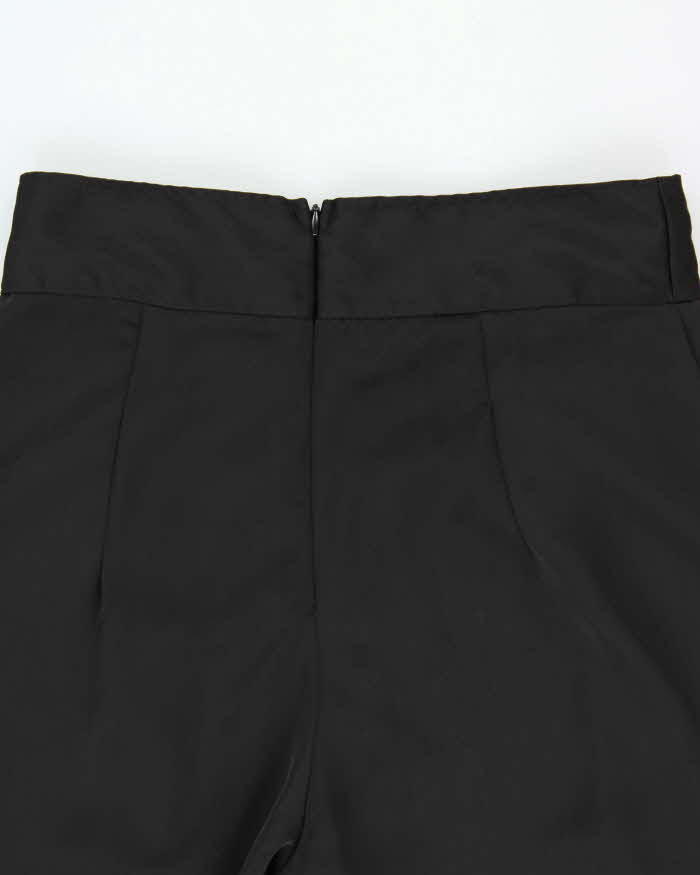 Vintage 1990s Women's Satin Open Flared Wide Leg Trousers - W28 L30