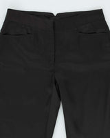 Vintage 00s Cleo Wide Leg Satin Trousers - W28 L28