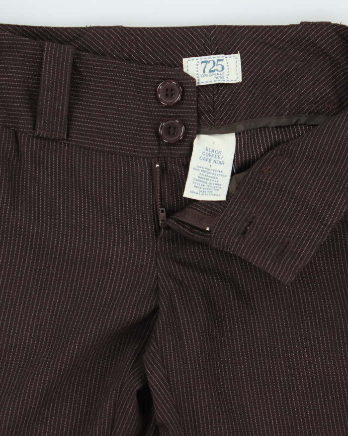 Vintage Y2k 00s 725 Originals Pinstripe Flared Trousers - W28 L28