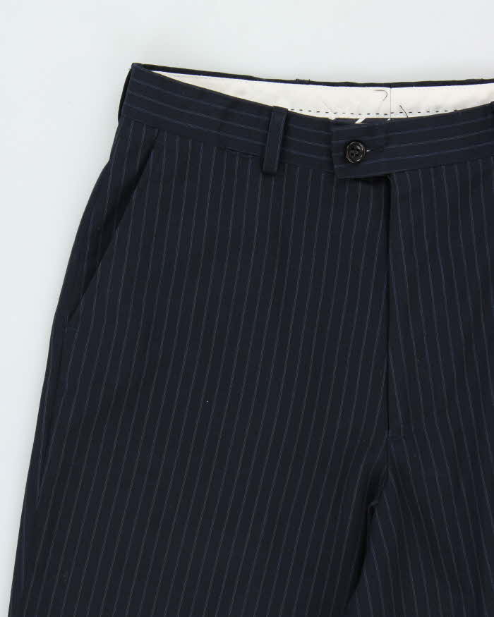 Vintage Y2K 00s Nautica Women's Pinstripe High Waisted Wide Leg Trousers - W29 L30