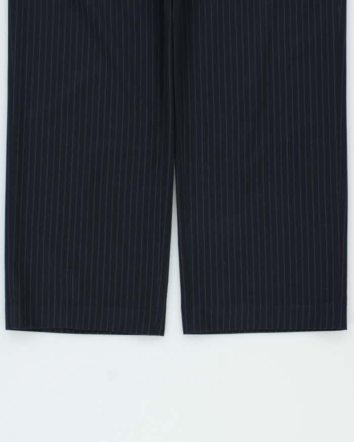Vintage Y2K 00s Nautica Women's Pinstripe High Waisted Wide Leg Trousers - W29 L30