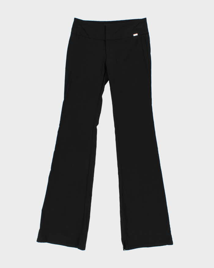 Vintage 90s Guess Jeans Black Flared Trousers - W28 L32