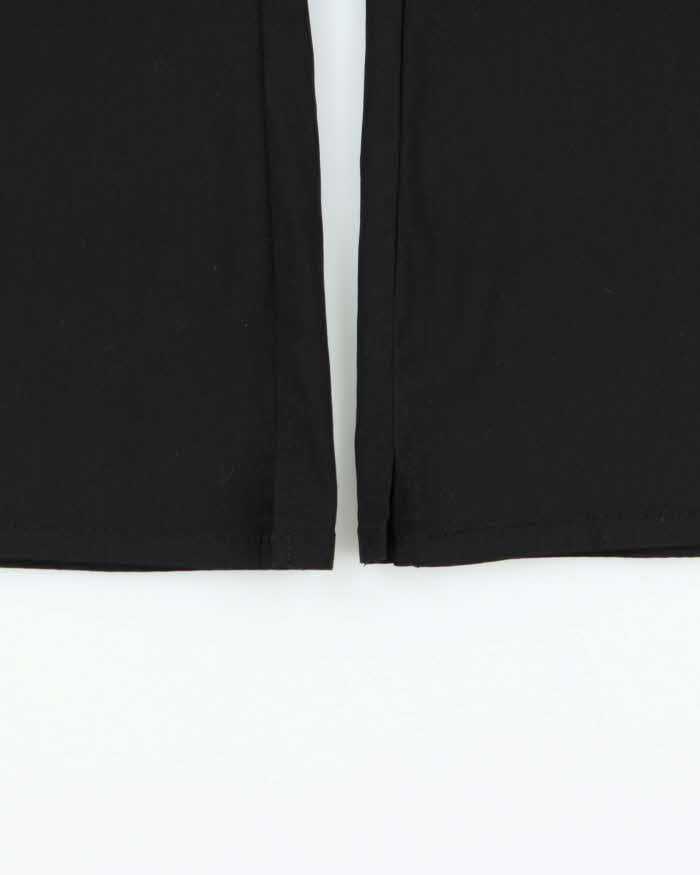 Vintage 90s Guess Jeans Black Flared Trousers - W28 L32