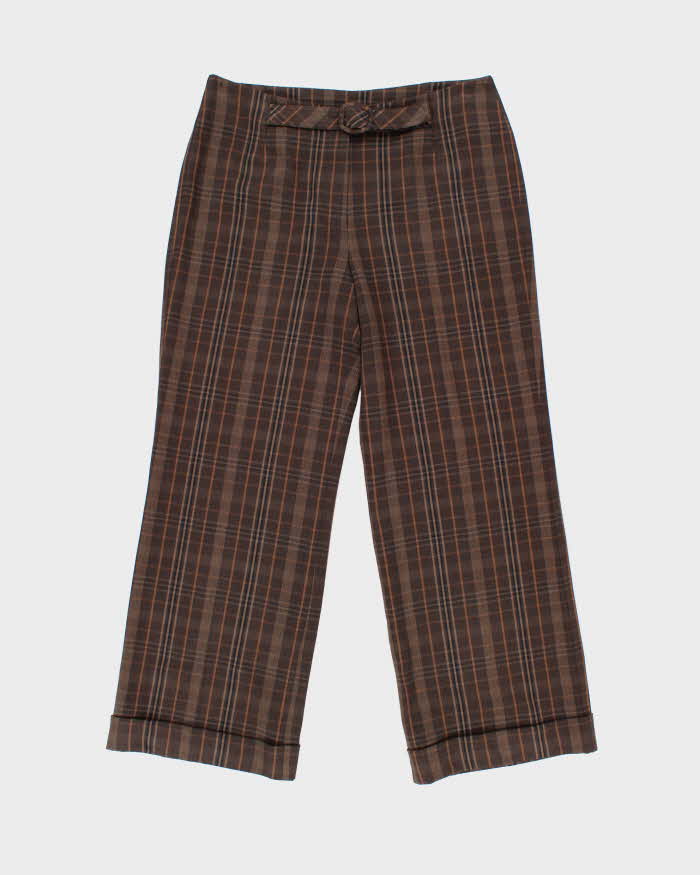 Vintage 90s Bianca Nygard Check Trousers - W34 L31