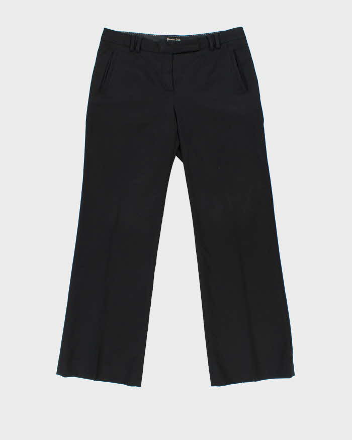 Vintage 00s Massimo Dutti Wool Suit Trousers - W30 L30