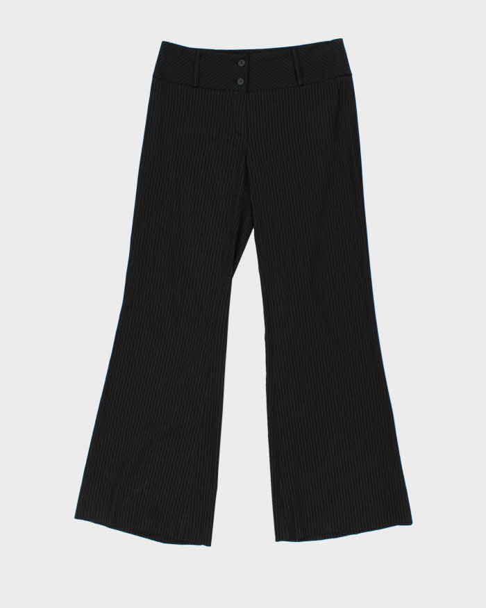 Vintage Y2k 00s Teenflo Wool Blend Pin Stripe Trousers - W30 L31