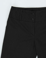 Vintage Y2k 00s Teenflo Wool Blend Pin Stripe Trousers - W30 L31
