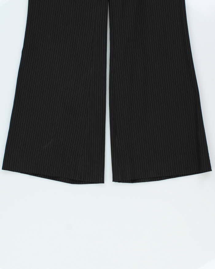 Vintage Y2k 00s Teenflo Wool Blend Pin Stripe Trousers - W30 L31