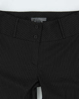 Vintage Y2k 00s Teenflo Wool Blend Pin Stripe Trousers - W30 L31