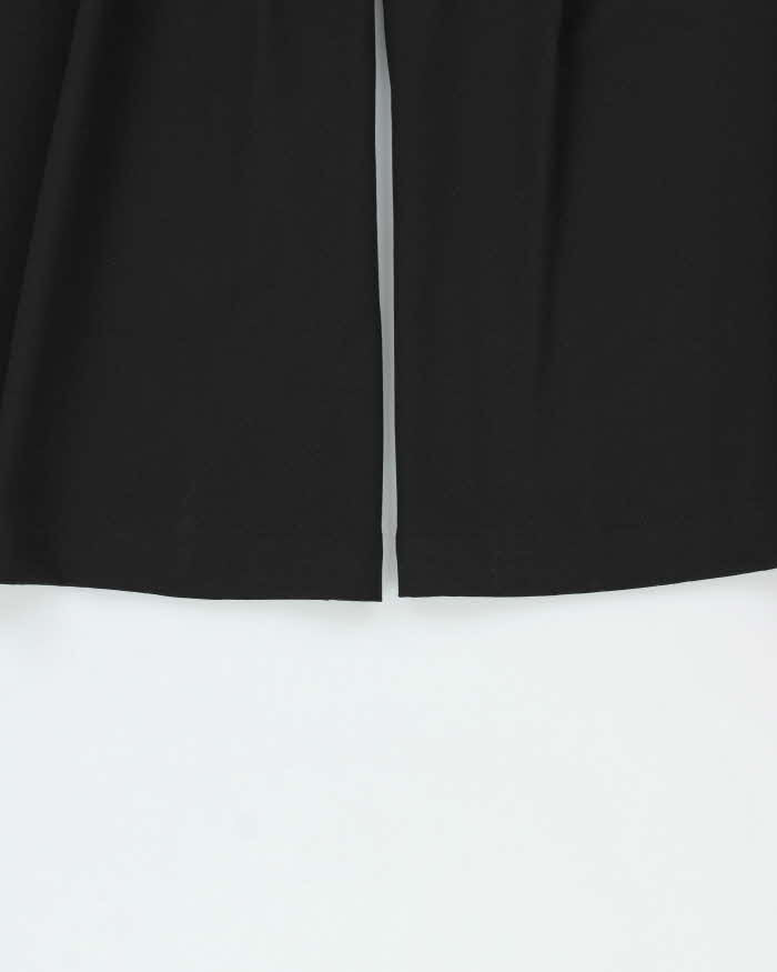 Vintage Pink Martini Women's Pleated Ultra Wide Leg Flared Trousers - W24 L30