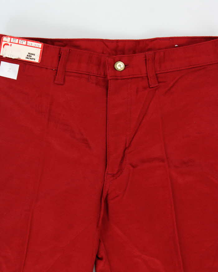 DSWT Vintage 1970s Glove Women's Moleskin Flared Trousers - W30 L34