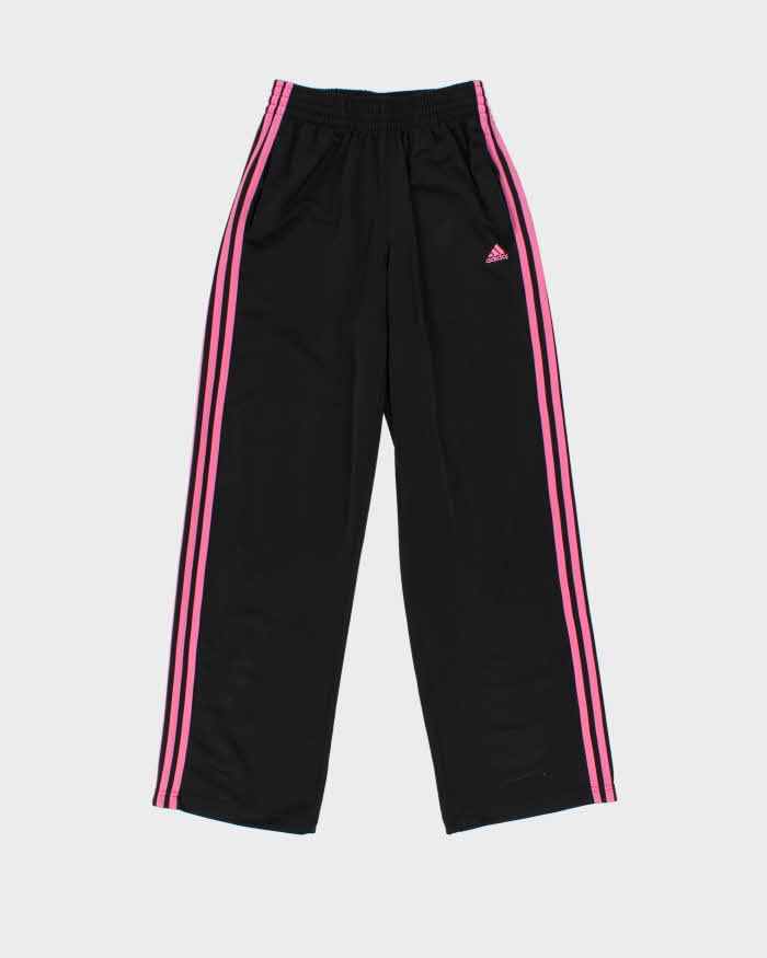 Vintage Adidas Pink Side Stripe Tracksuit Bottoms - S