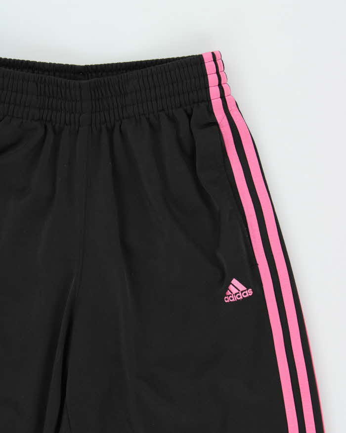 Vintage Adidas Pink Side Stripe Tracksuit Bottoms - S