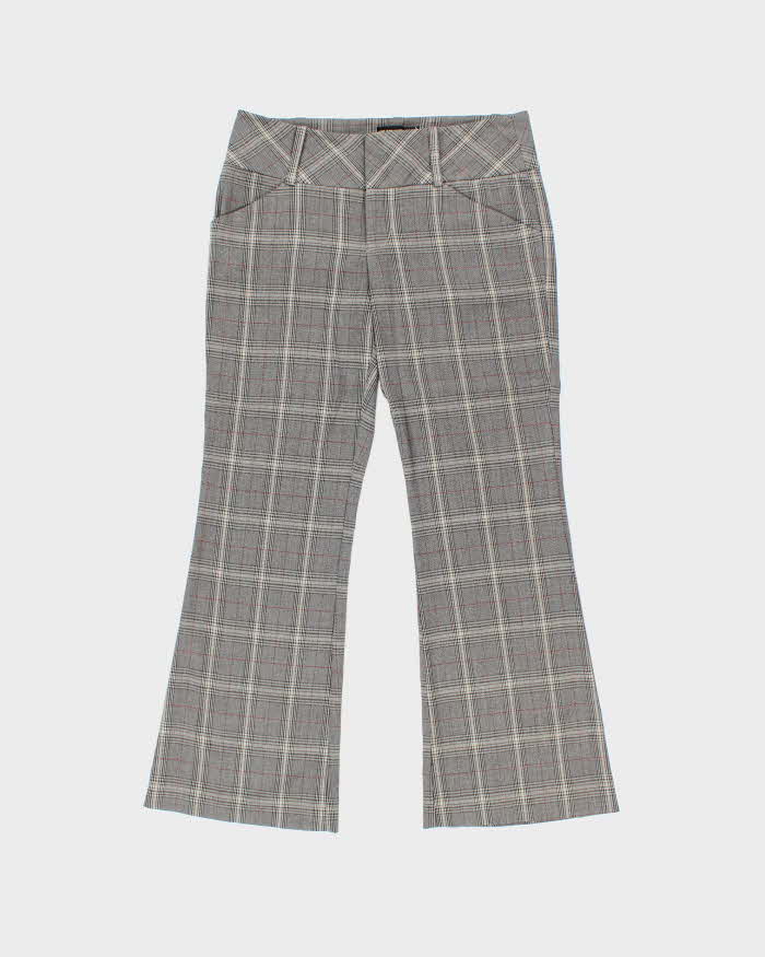 Vintage Y2K 00s Guess Glencheck Women's Bootcut Trousers - W32 L30