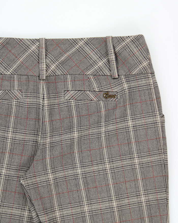 Vintage Y2K 00s Guess Glencheck Women's Bootcut Trousers - W32 L30