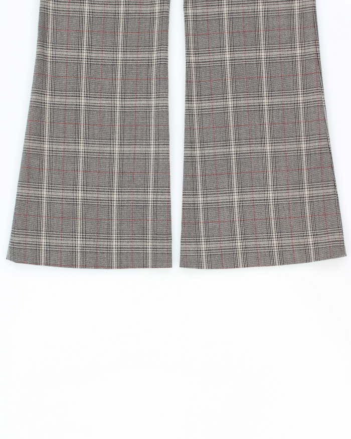 Vintage Y2K 00s Guess Glencheck Women's Bootcut Trousers - W32 L30