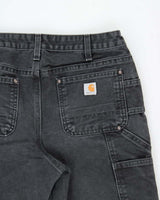 Vintage Carhartt Women's Double Knee Carpenter Relaxed Wide Leg Workwear Trousers - W32 L28