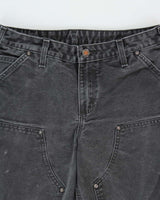 Vintage Carhartt Women's Double Front Relaxed Fit Distressed Workwear Trousers - W30 L28