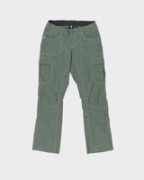 Vintage Khul Women's Khaki Straight Leg Technical Trousers - W28 L30