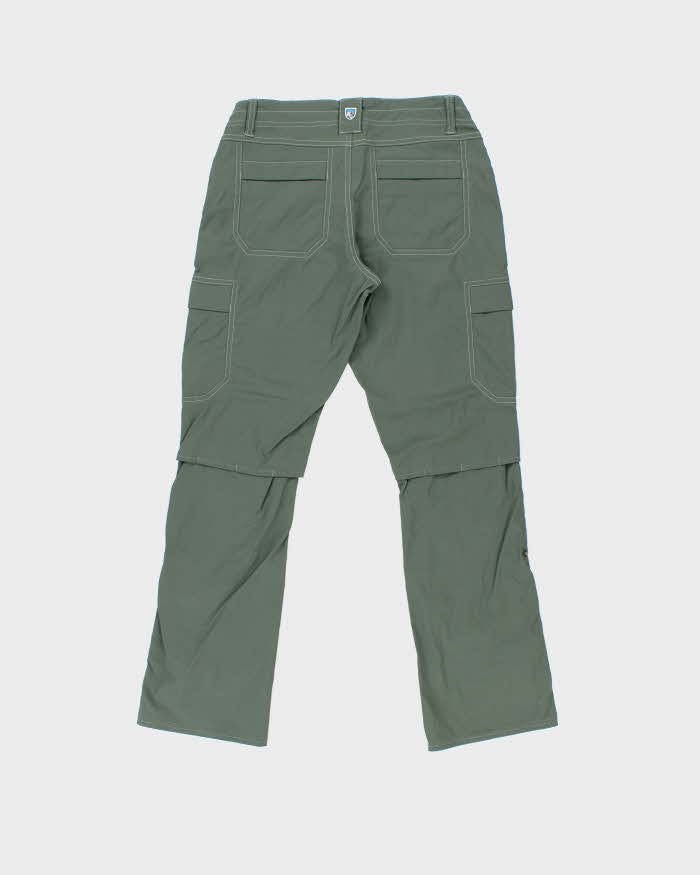 Vintage Khul Women's Khaki Straight Leg Technical Trousers - W28 L30