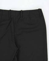 Vintage Hugo Boss Women's Tulia Wool Mid Rise Flared Dress Trousers - W33 L32