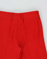 DSWT Vintage 1970s Macont Italy Women's Wool Wide Flared Trousers - W26 L31