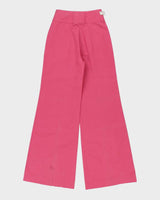 DSWT Vintage 1970s Dona Italy Women's High Waisted Bell Bottom Flared Trousers - W24 L33