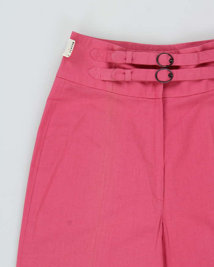 DSWT Vintage 1970s Dona Italy Women's High Waisted Bell Bottom Flared Trousers - W24 L33