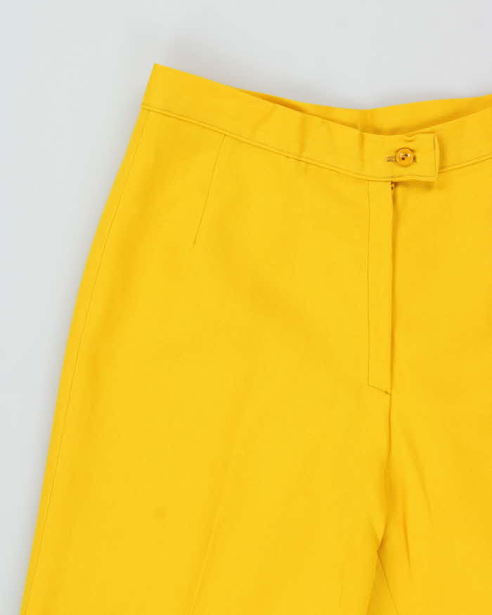 DS Vintage 1970s Di Lusso Premiere Italy Women's High Waisted Bell Bottom Flared Trousers - W27 L32