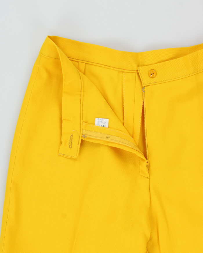 DS Vintage 1970s Di Lusso Premiere Italy Women's High Waisted Bell Bottom Flared Trousers - W27 L32