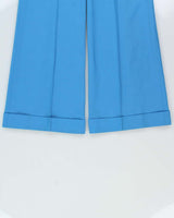 DSWT Vintage 1970s Di Lusso Premiere Italy Women's High Waisted Bell Bottom Flared Trousers - W28 L32
